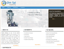Tablet Screenshot of omsaiengineering.com